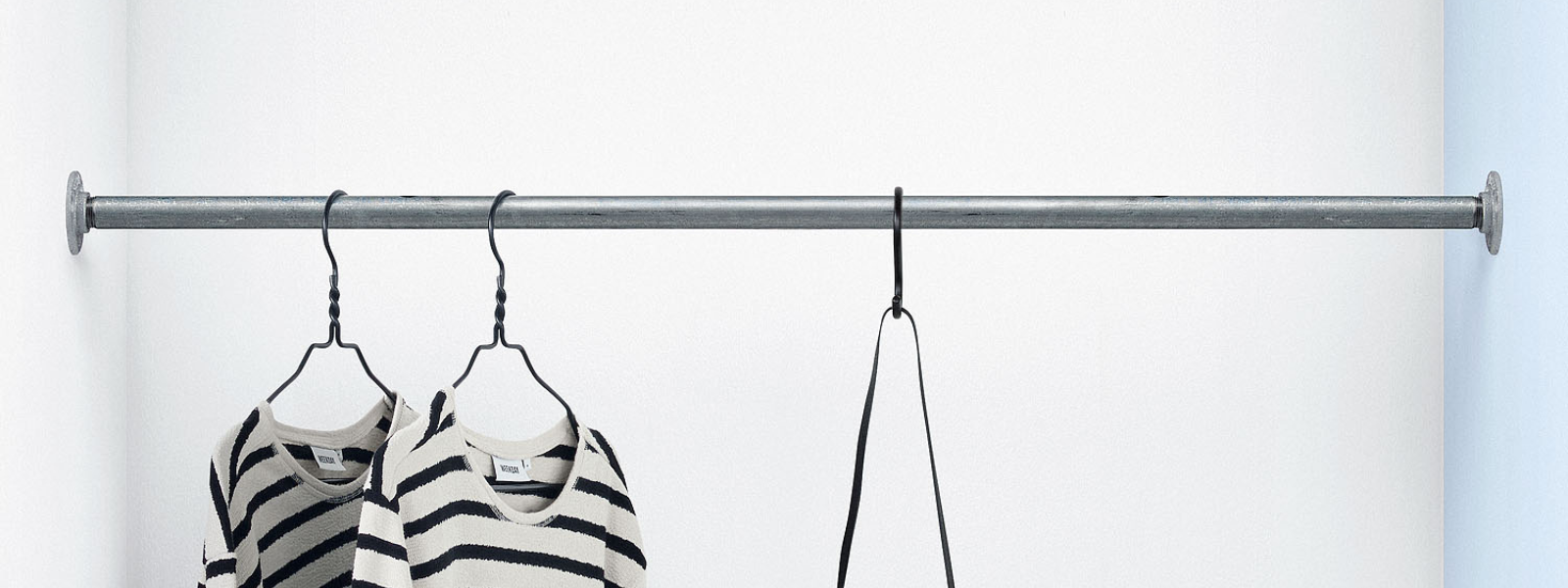 Clothes rails embedded