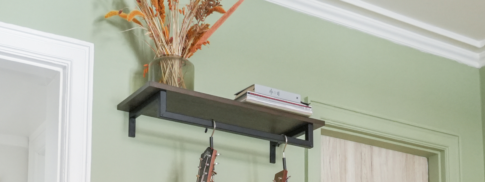 Frame shelves and storage