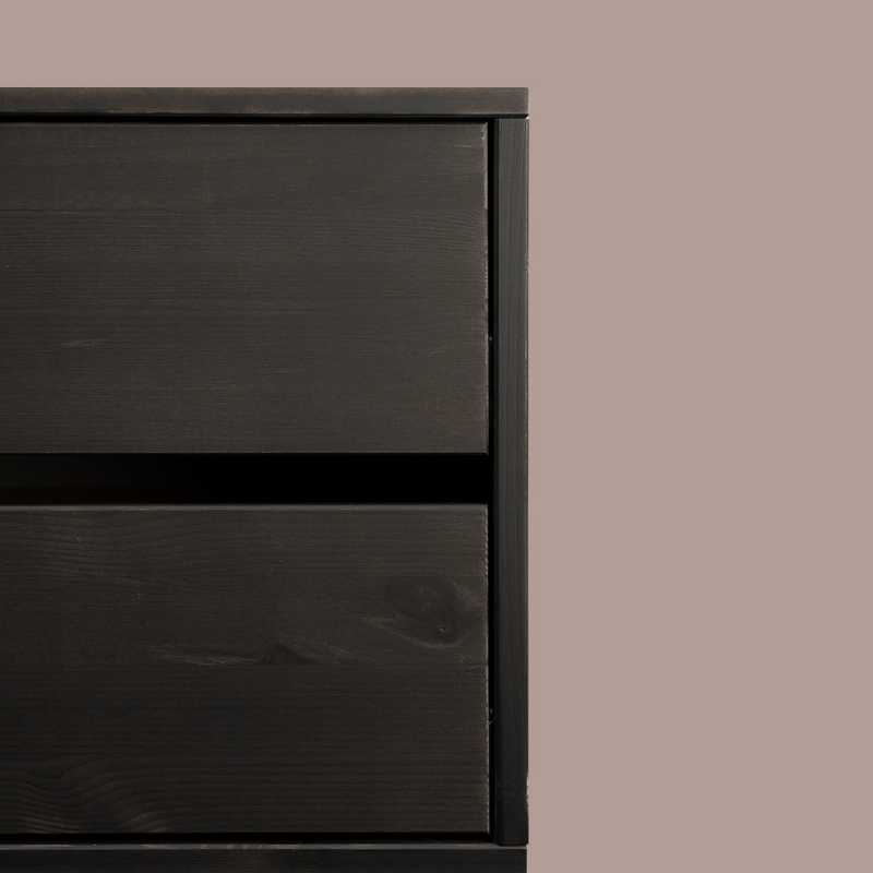 The Walk-In with dresser - (1 rail + 1 dresser / 2 rails / 4 shelves)