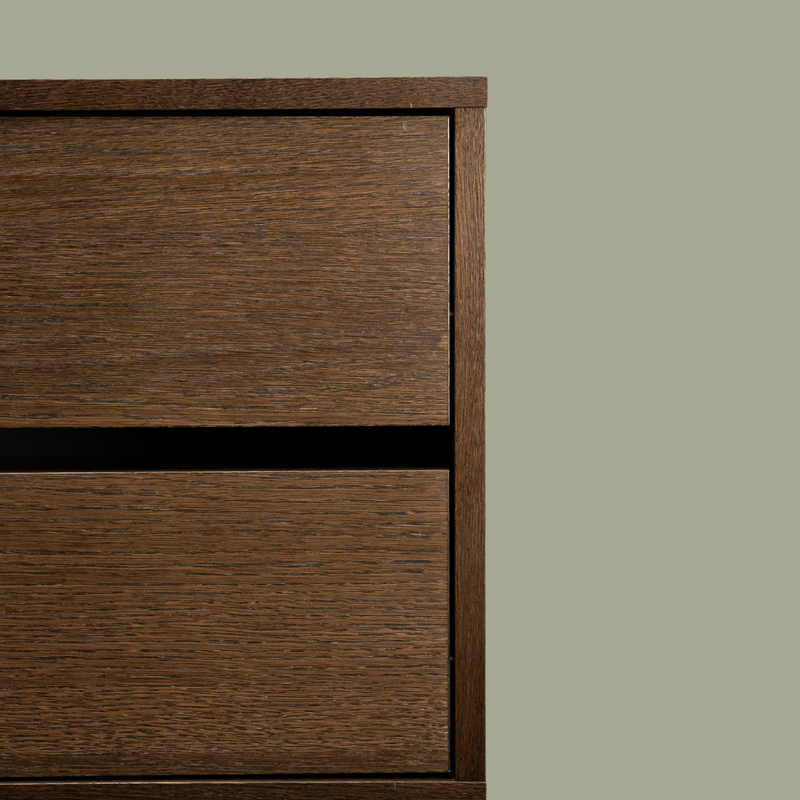 The Walk-In with dresser - (1 rail + 1 dresser / 2 rails / 4 shelves)